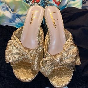 Never worn slide on high heel